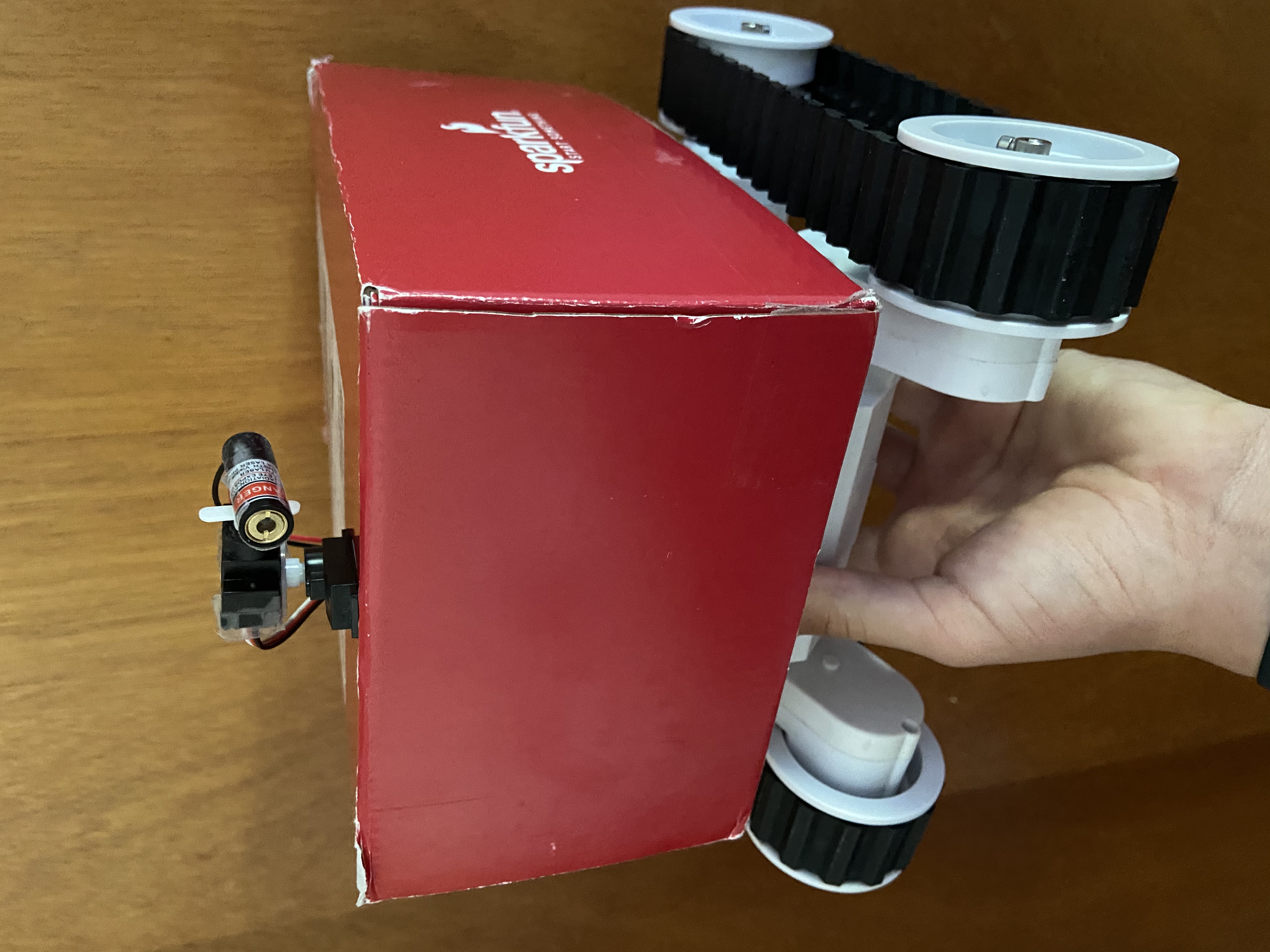 XBee-controlled rover prototype